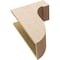 Ekena Millwork 8"W x 16"D x 24"H Classic Del Monte Rough Cedar Woodgrain TimberThane Corbel, Primed Tan CORUR08X16X24DELRCPR - alternate 6